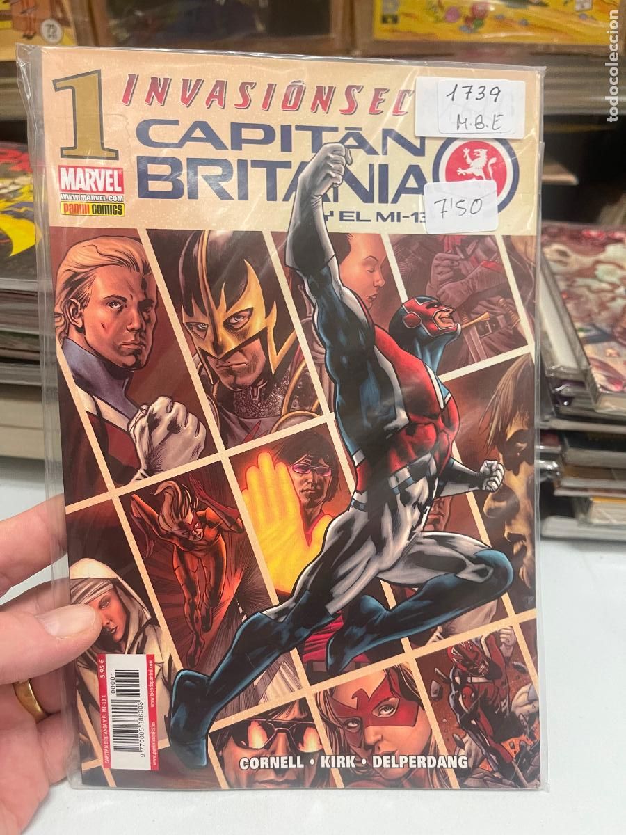 C&oacute;mics: INVASION SECRETA CAPITAN BRITANIA BUEN ESTADO - Foto 1