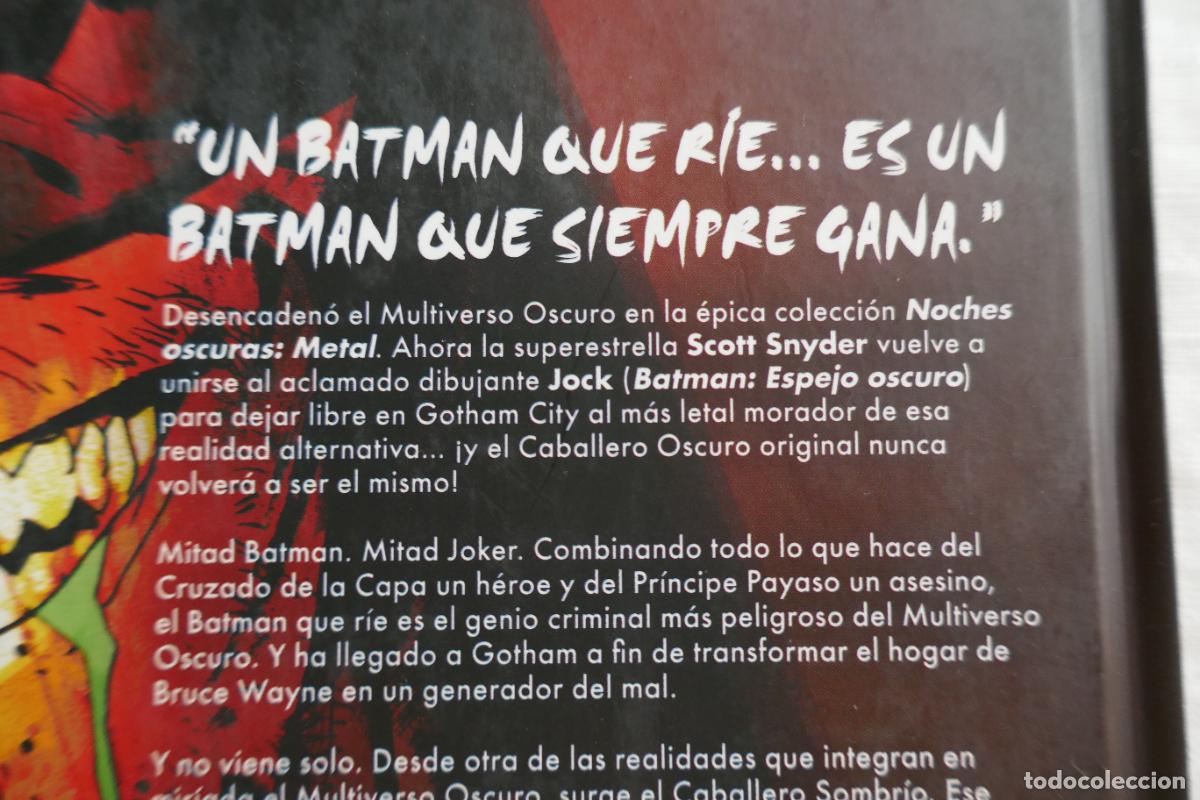 C&oacute;mics: El Batman que R&iacute;e, DC ECC - SCOTT SNYDER JOCK - TAPA DURA - Foto 21