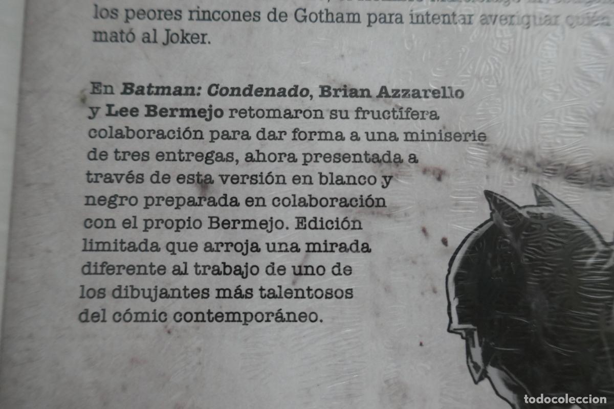 C&oacute;mics: NUEVO - BATMAN CONDENADO DC BLACK LABEL COMICS - DC ECC - PRECINTADO - Foto 12