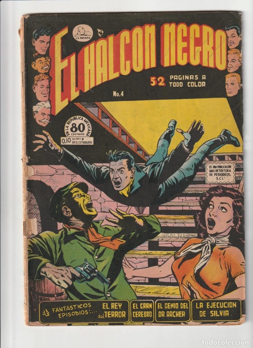 C&oacute;mics: El Halcon Negro #4 La Prensa Mexico 1951 - Foto 1