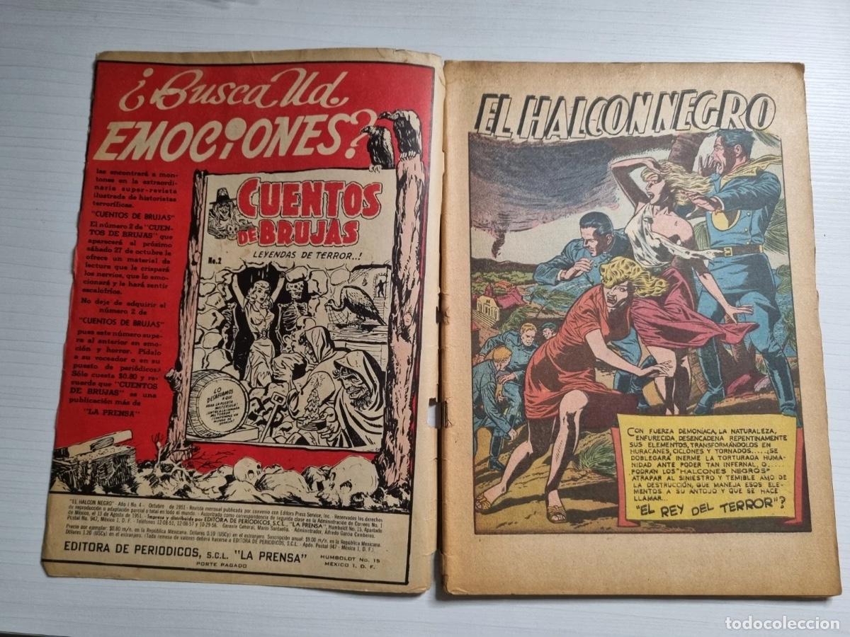 C&oacute;mics: El Halcon Negro #4 La Prensa Mexico 1951 - Foto 3
