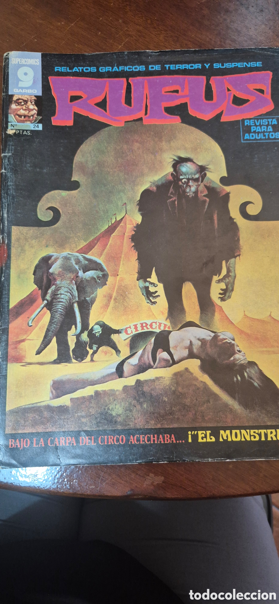 C&oacute;mics: RUFUS. RELATOS GRAFICOS DE TERROR Y SUSPENSE N&deg; 24 - Foto 1
