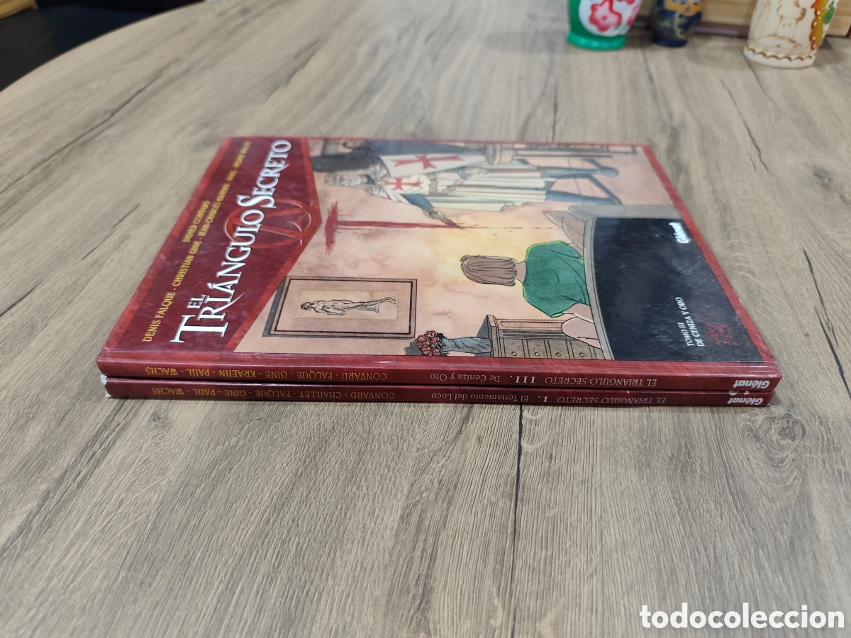 C&oacute;mics: El tri&aacute;ngulo secreto. Tomos 1 y 3. Didier Convard y otros - Foto 5