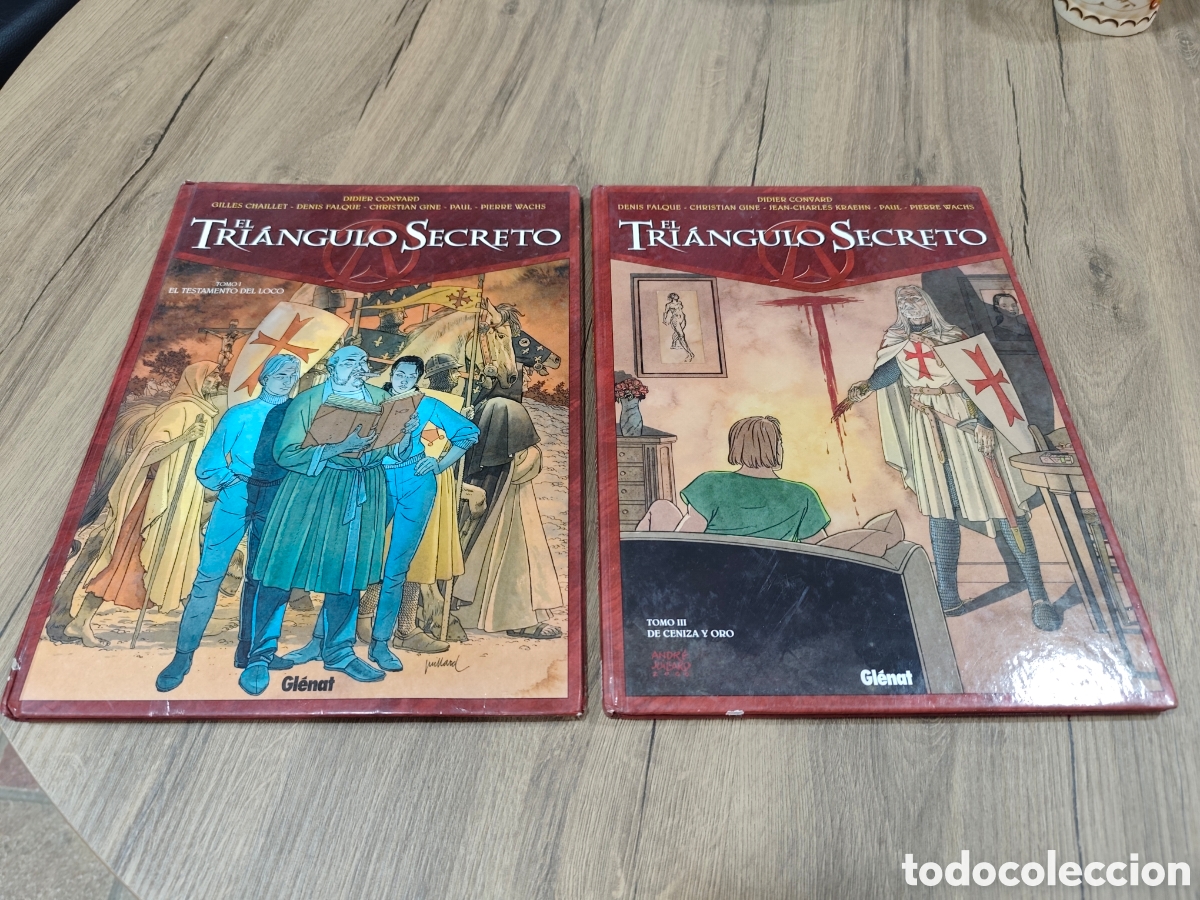 C&oacute;mics: El tri&aacute;ngulo secreto. Tomos 1 y 3. Didier Convard y otros - Foto 1