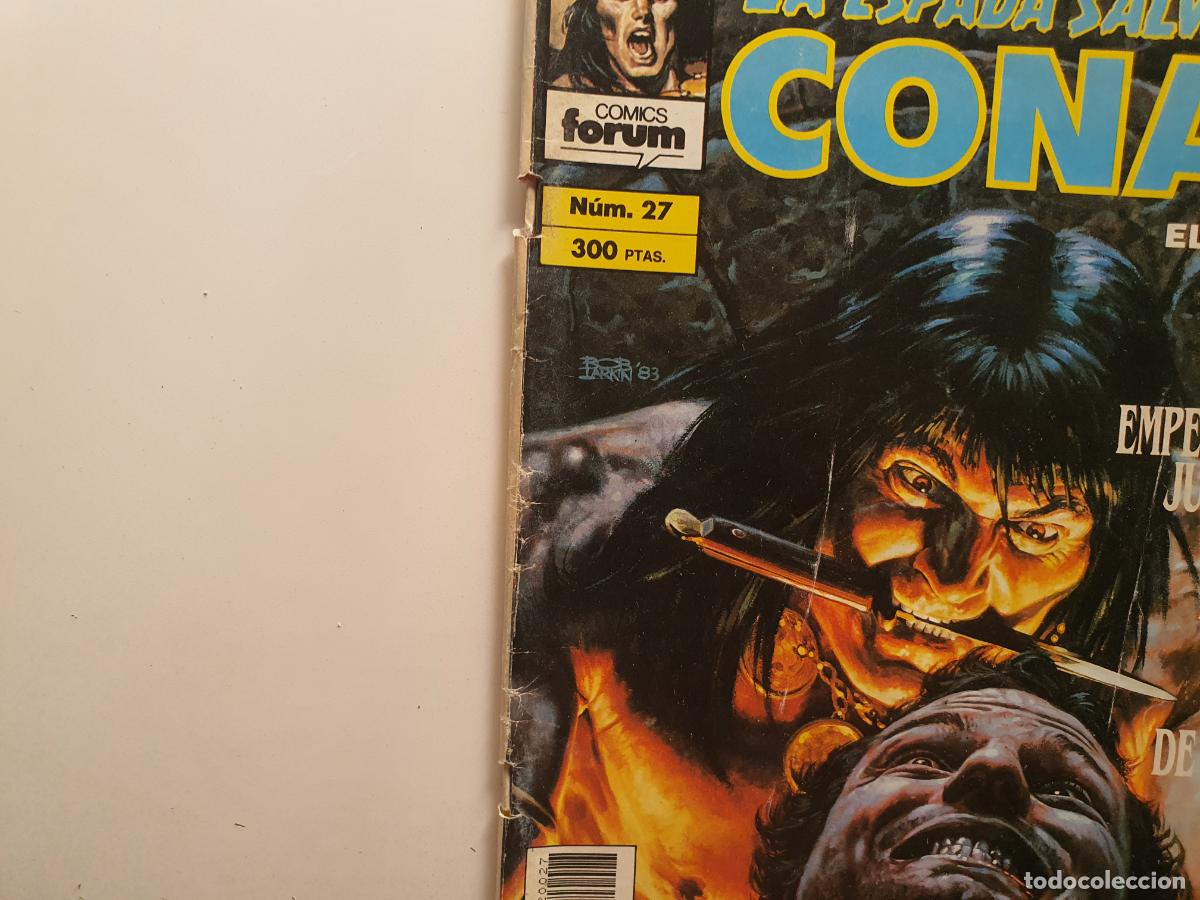 C&oacute;mics: COMIC LA ESPADA DE CONAN EL BARBARO - N&ordm; 27 - SERIE ORO - Foto 2
