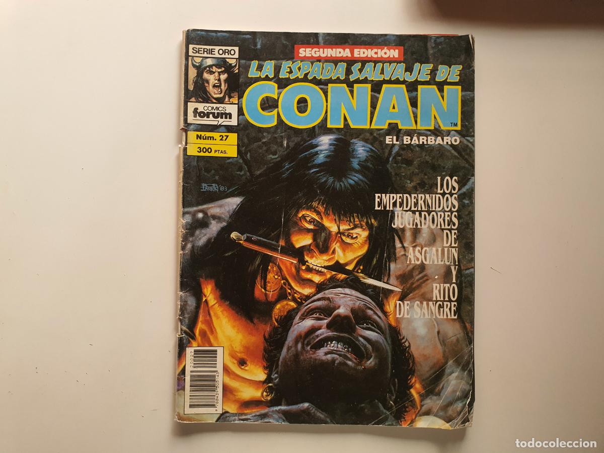 C&oacute;mics: COMIC LA ESPADA DE CONAN EL BARBARO - N&ordm; 27 - SERIE ORO - Foto 1