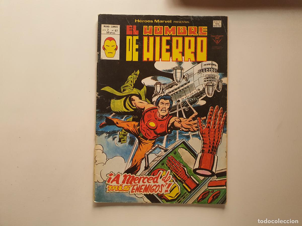 C&oacute;mics: COMIC MARVEL COMICS MUNDI - HEROES - EL HOMBRE DE HIERRO - N&ordm; 67 - Foto 1