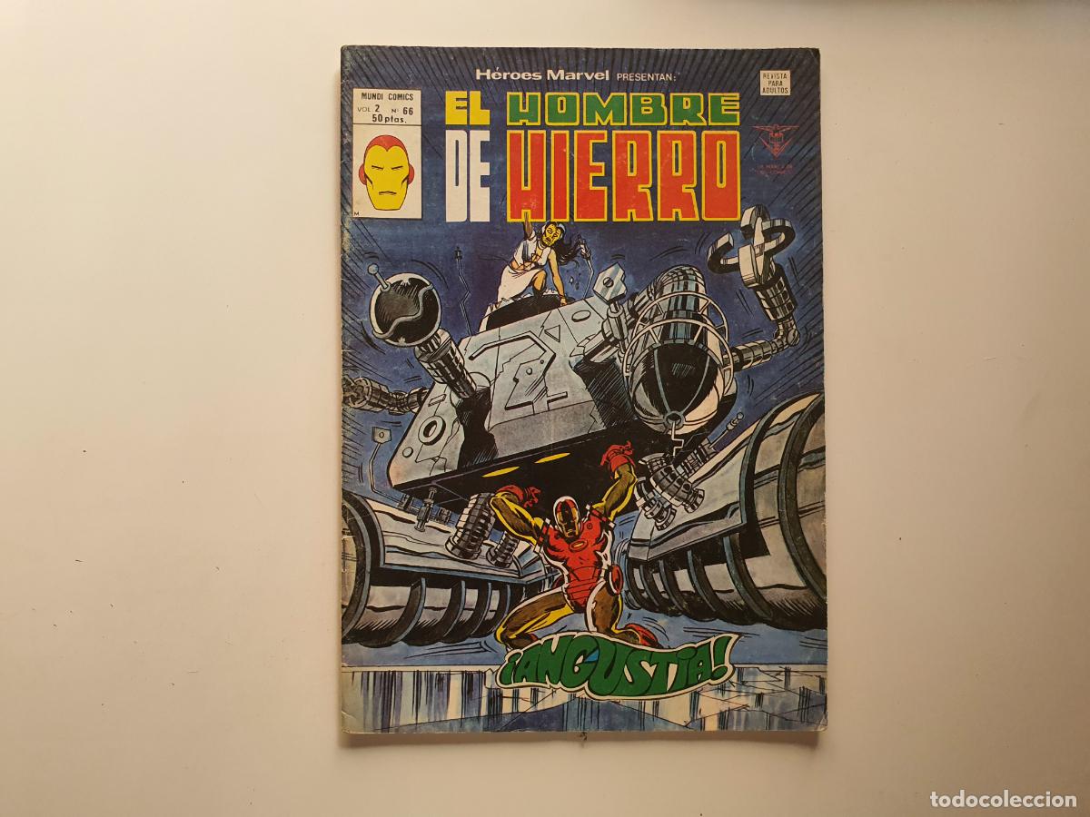 C&oacute;mics: COMIC MARVEL COMICS MUNDI - HEROES - EL HOMBRE DE HIERRO - N&ordm; 66 - Foto 1