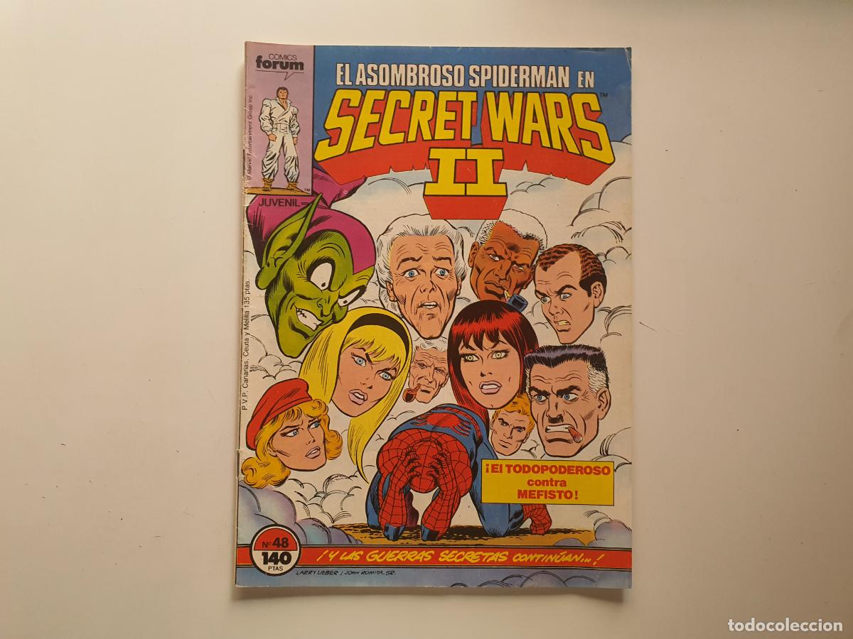 C&oacute;mics: COMIC MARVEL COMICS FORUM - EL ASOMBROSO SPIDERMAN EN SECRET WARS II - N&ordm; 48 - Foto 1