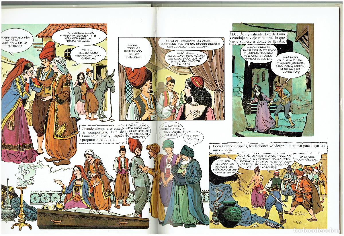 C&oacute;mics: AL&Iacute; BAB&Aacute; Y LOS CUARENTA LADRONES. JUNIOR/ GRIJALBO, 1982.(B/16BIS) - Foto 2