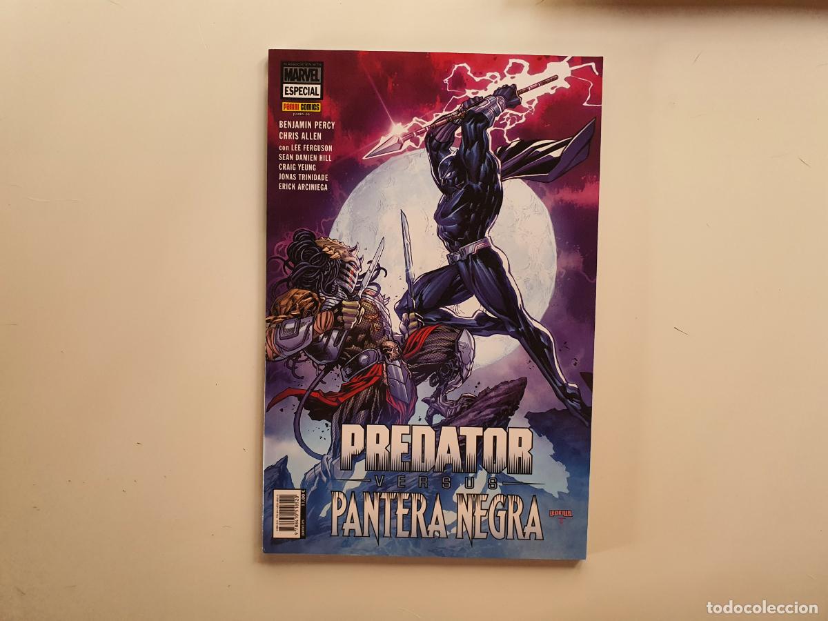 C&oacute;mics: COMIC MARVEL COMICS PANINI - ESPECIAL MARVEL - PREDATOR VERSUS PANTERA NEGRA - Foto 1