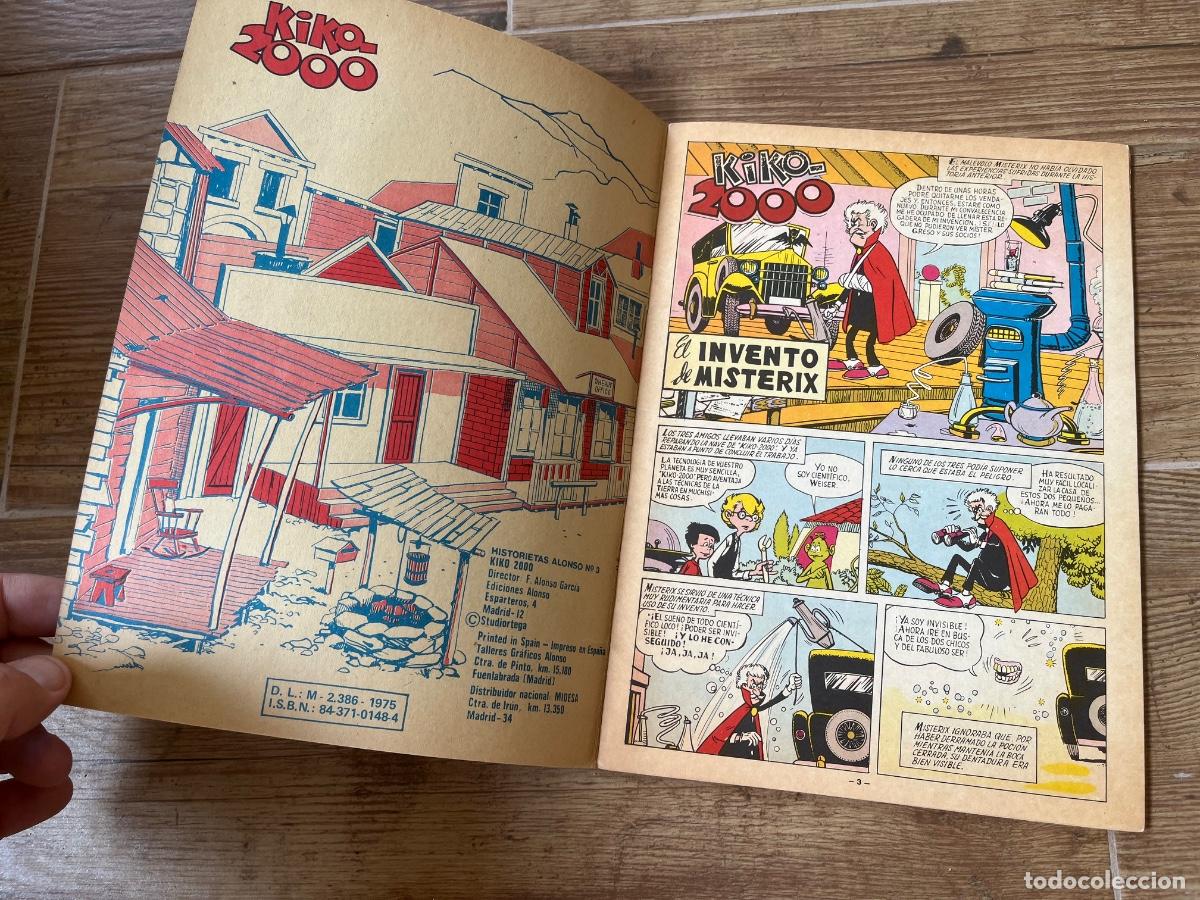 C&oacute;mics: C&oacute;mic Kiko 2000 - N&uacute;mero 3 - El invento de Misterix - A&ntilde;o 1975 - Foto 3