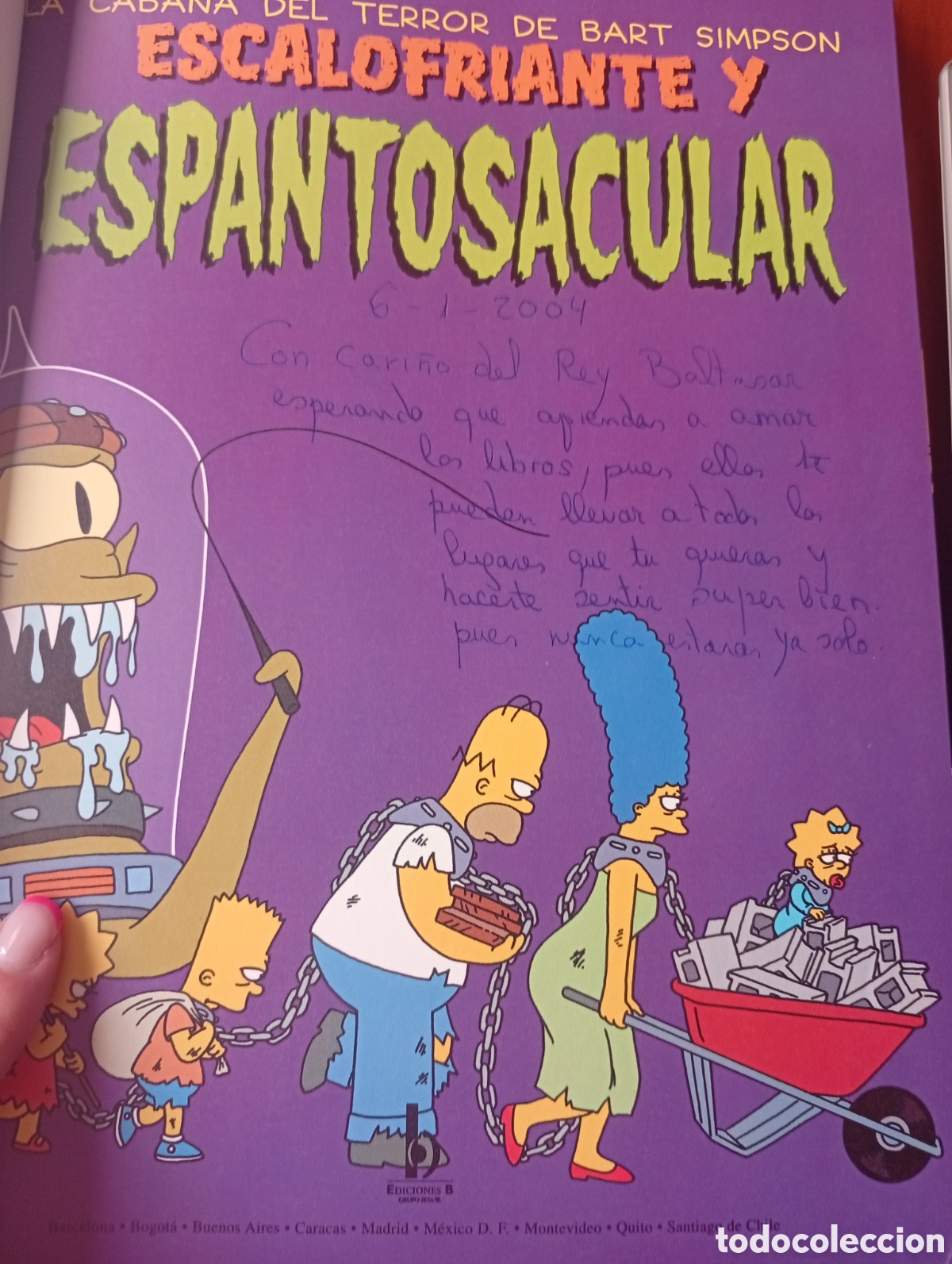 C&oacute;mics: LIBRO TEBEO COMIC LA CABA&Ntilde;A DEL TERROR DE BART SIMPSON ESCALOFRIANTE Y ESPANTACULAR - Foto 6