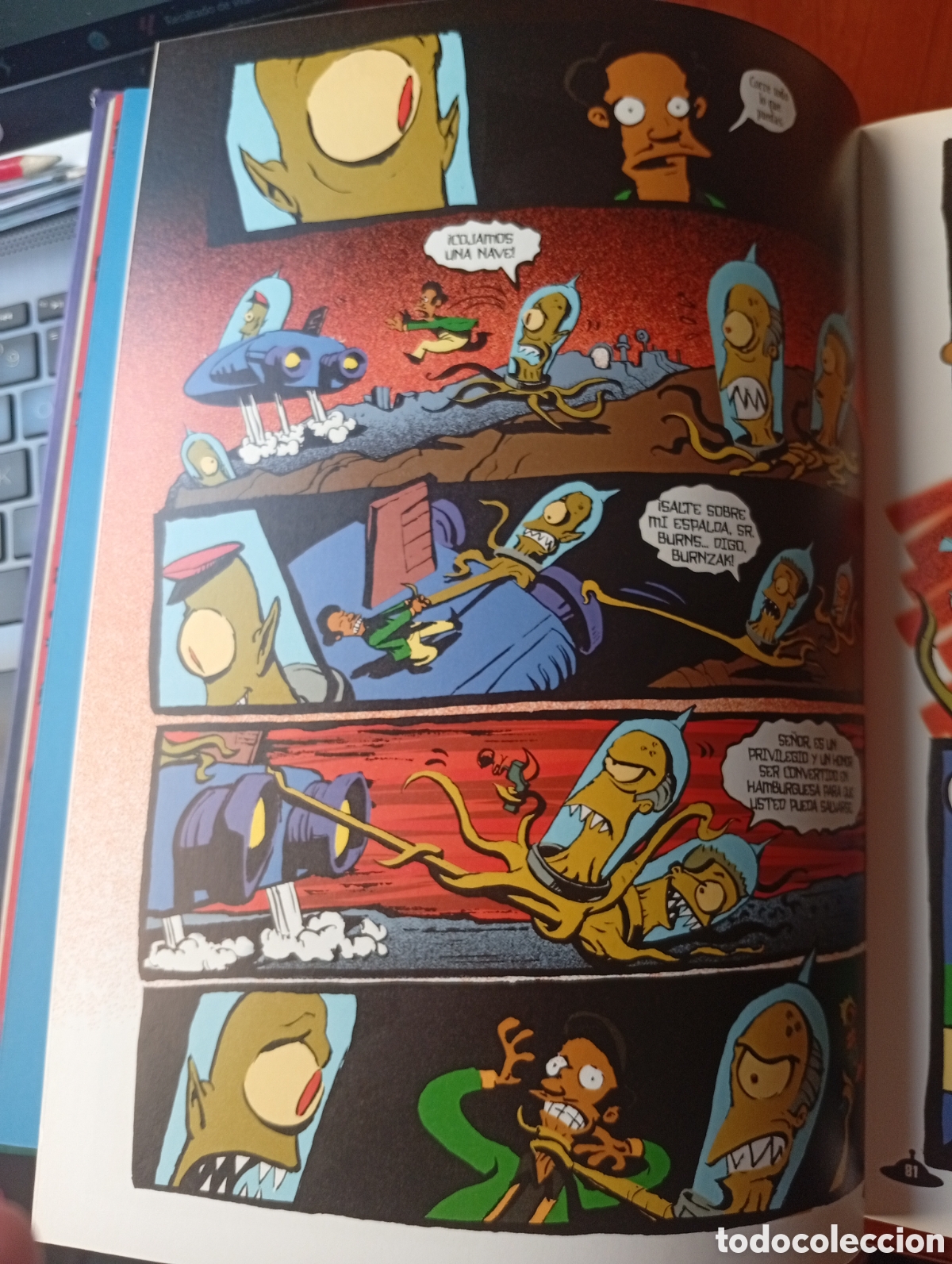 C&oacute;mics: LIBRO TEBEO COMIC LA CABA&Ntilde;A DEL TERROR DE BART SIMPSON ESCALOFRIANTE Y ESPANTACULAR - Foto 9