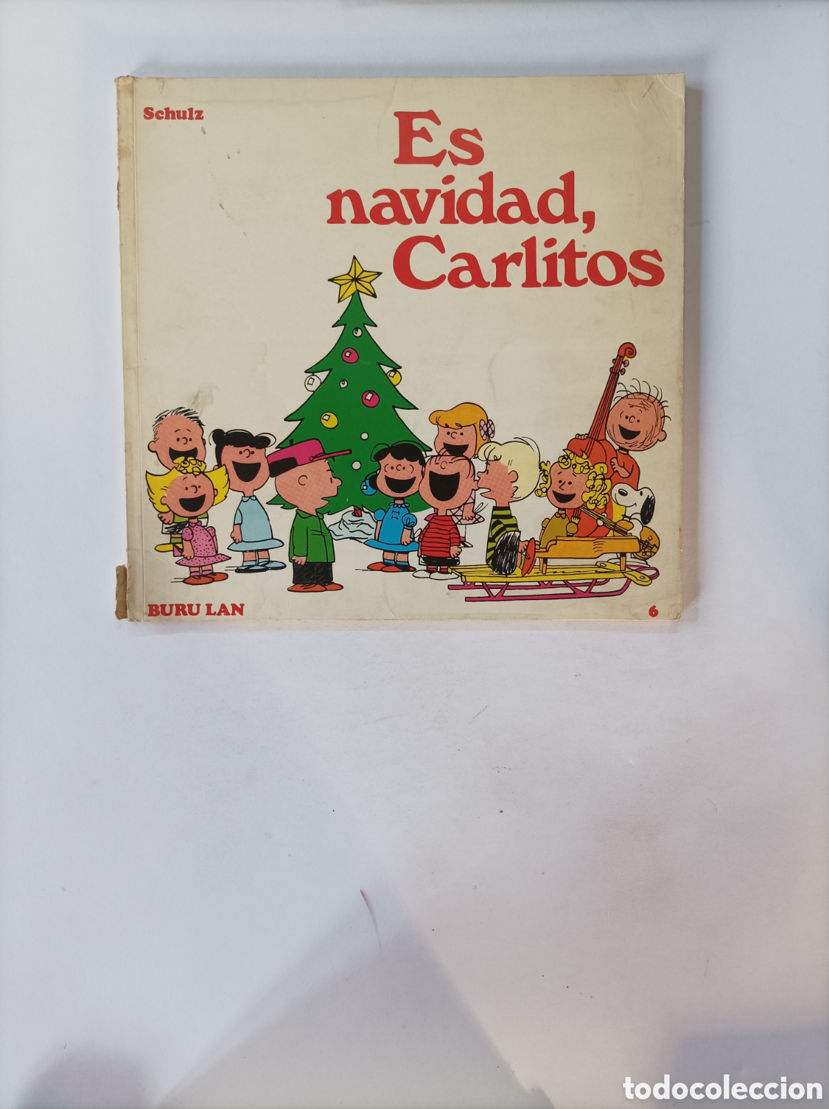 C&oacute;mics: ES NAVIDAD CARLITOS. SCHULZ. BURU LAN. PRIMERA EDICI&Oacute;N 1972. - Foto 1