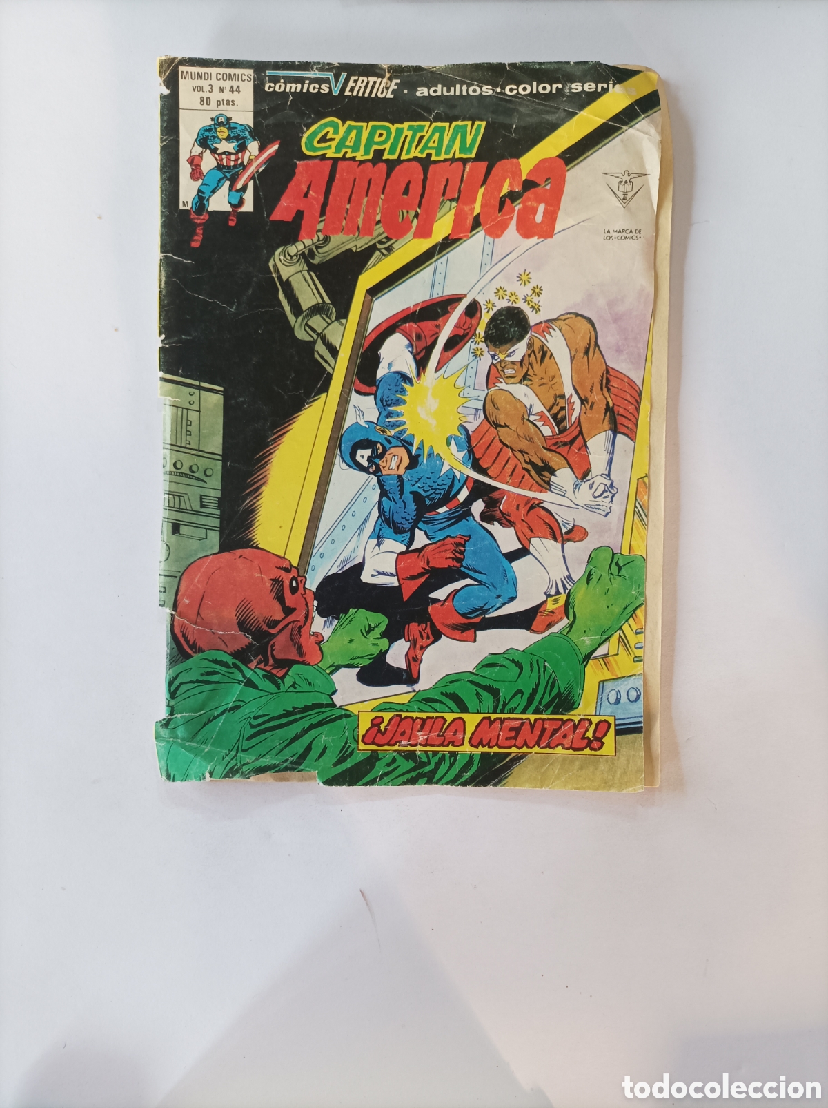 C&oacute;mics: CAPITAN AM&Eacute;RICA. JAULA MENTAL! VERTICE. MUNDI COMICS. - Foto 1
