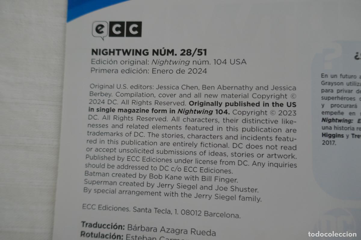 C&oacute;mics: NIGHTWING N.51 / 28 EL ASCENSO DEL INFRAMUNDO DC ECC - Foto 4