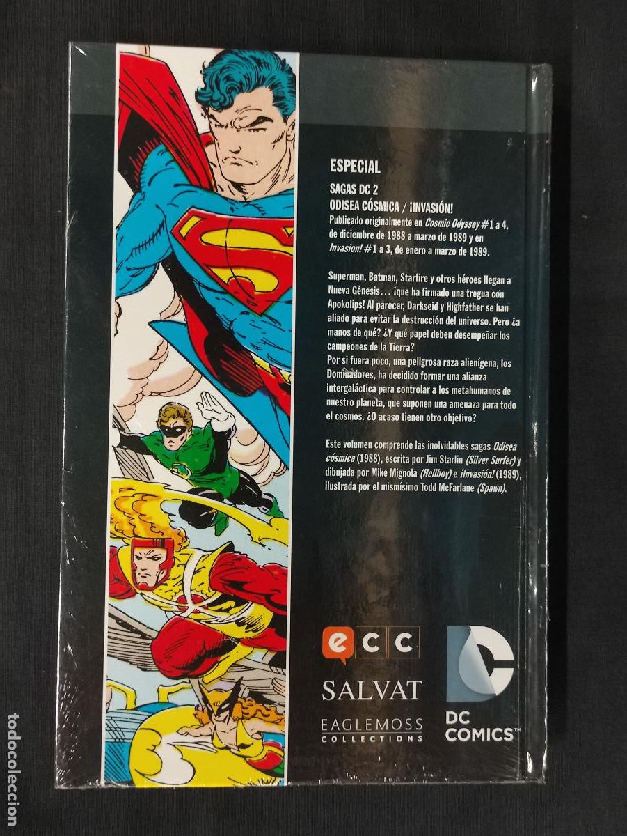 C&oacute;mics: PRECINTADO - SAGAS DC - N&ordm; 2 - ODISEA COSMICA INVASION - ECC SALVAT - Foto 2