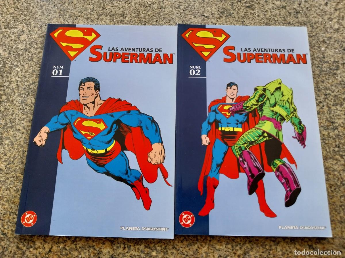 C&oacute;mics: LAS AVENTURAS DE SUPERMAN -- N&ordm; 1 Y 2 -- PLANETA -- - Foto 1