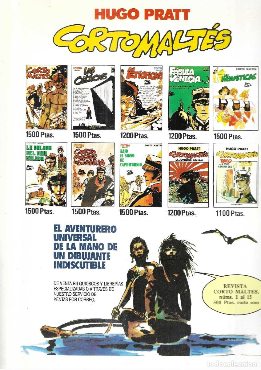 C&oacute;mics: CORTO MALT&Eacute;S - NEW COMIC - HUGO PRATT - n&ordm; 15 - 1992 - Foto 2