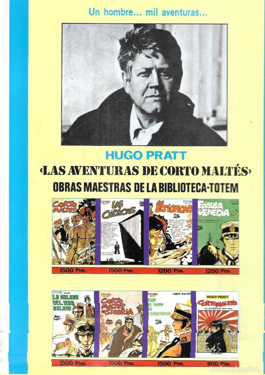 C&oacute;mics: CORTO MALT&Eacute;S - NEW COMIC - HUGO PRATT - n&ordm; 5 - 1988 - Foto 2