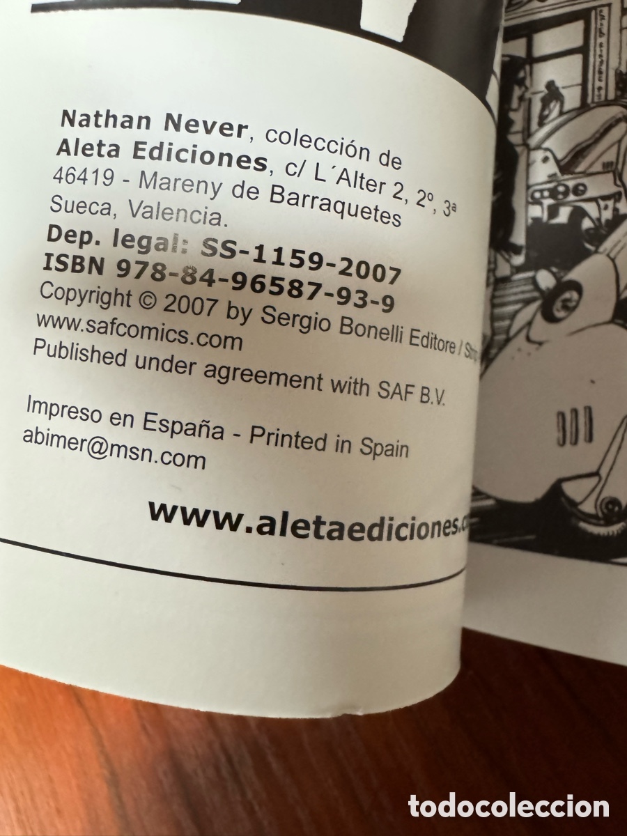 C&oacute;mics: Nathan Never, El mutante c&oacute;mic 27 aleta - Foto 2