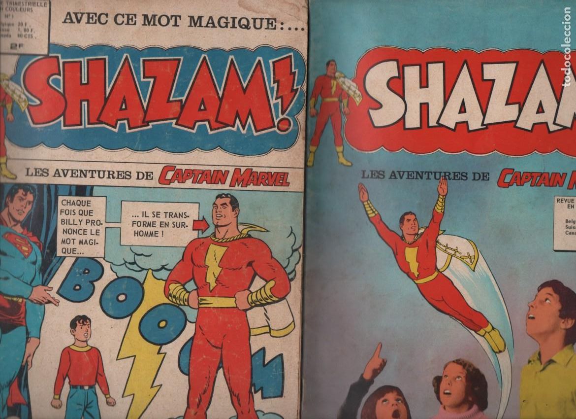 C&oacute;mics: SHAZAM !. LES AVENTURES DE CAPTAIN MARVEL, NUMEROS 1 - 2. PUBLICATIONS AREDIT 1974. EN FRANCES - Foto 1