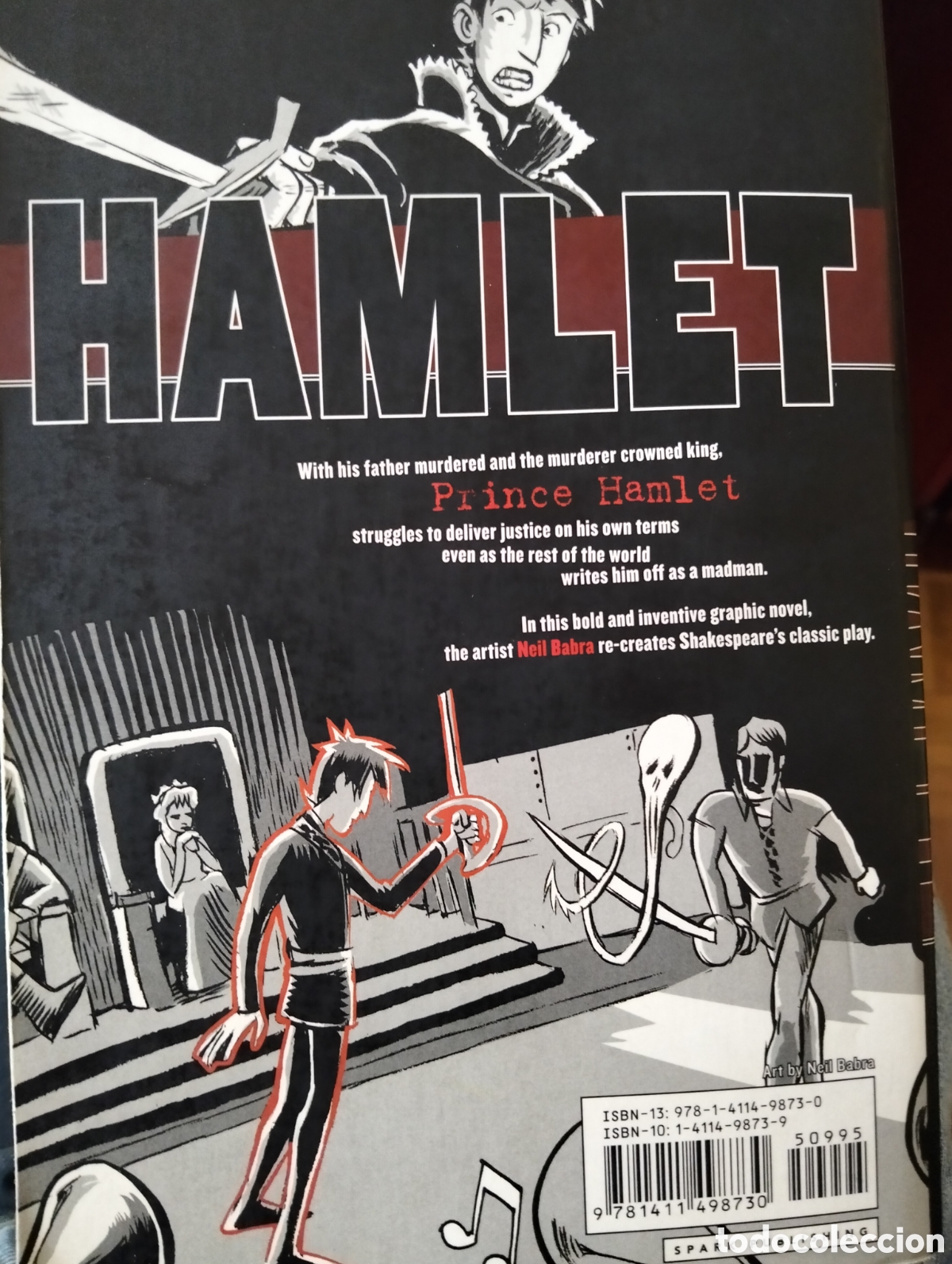 C&oacute;mics: Barybook 350. No fear Shakespeare hamlet graphic novela Sparknotes - Foto 2
