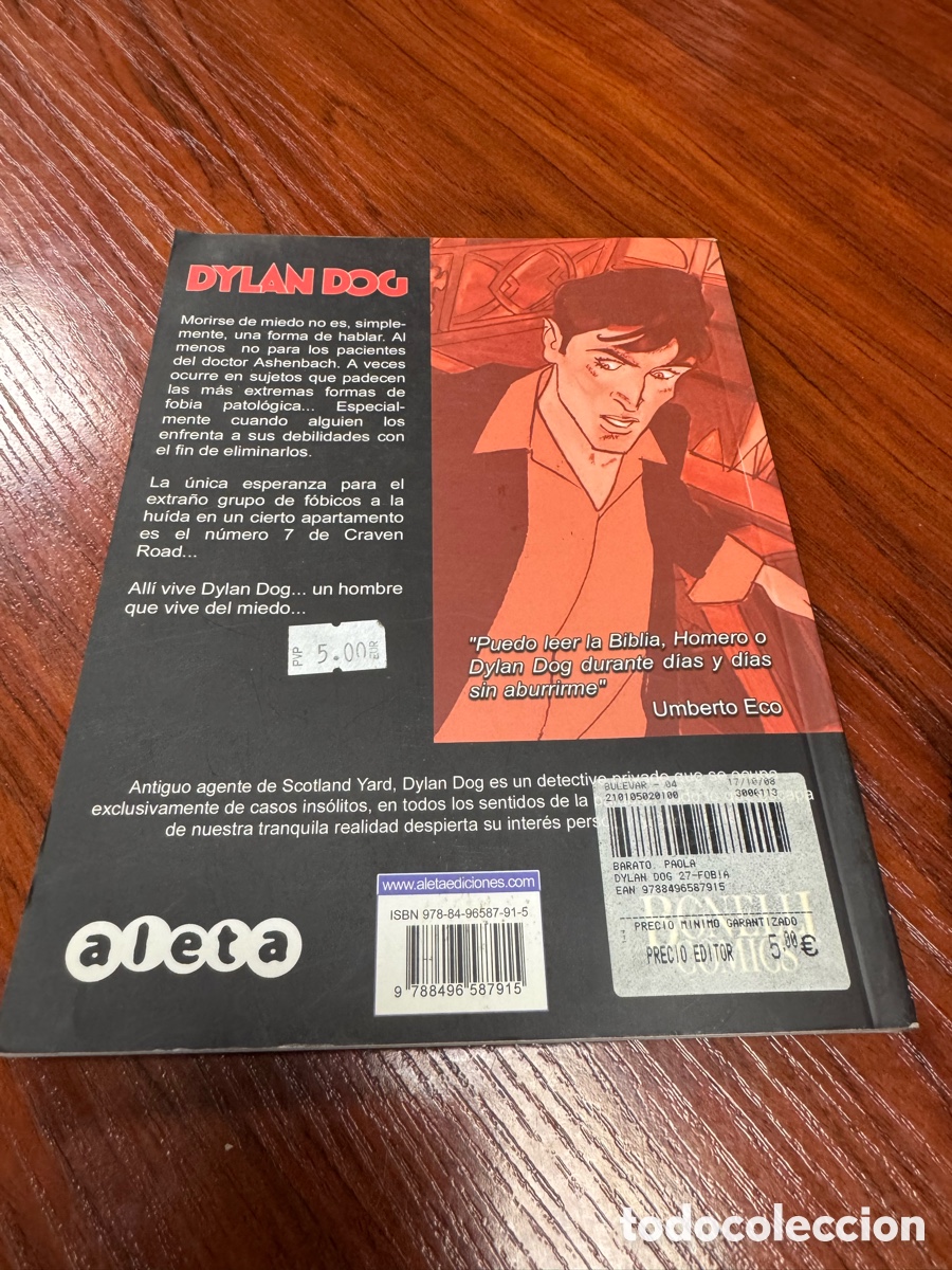 C&oacute;mics: Dylan dog aleta ediciones fobia 27 - Foto 2