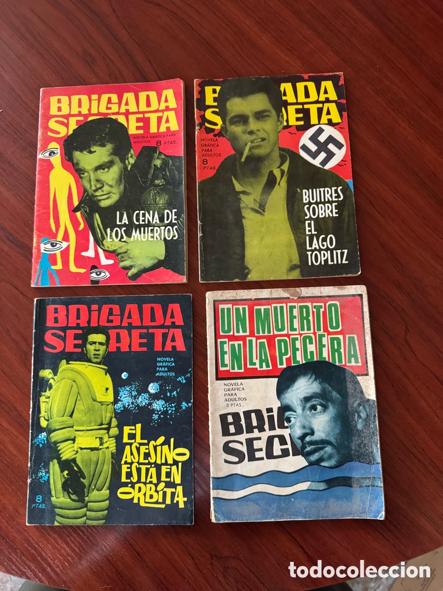 C&oacute;mics: 4 x c&oacute;mic revista brigada secreta - Foto 1
