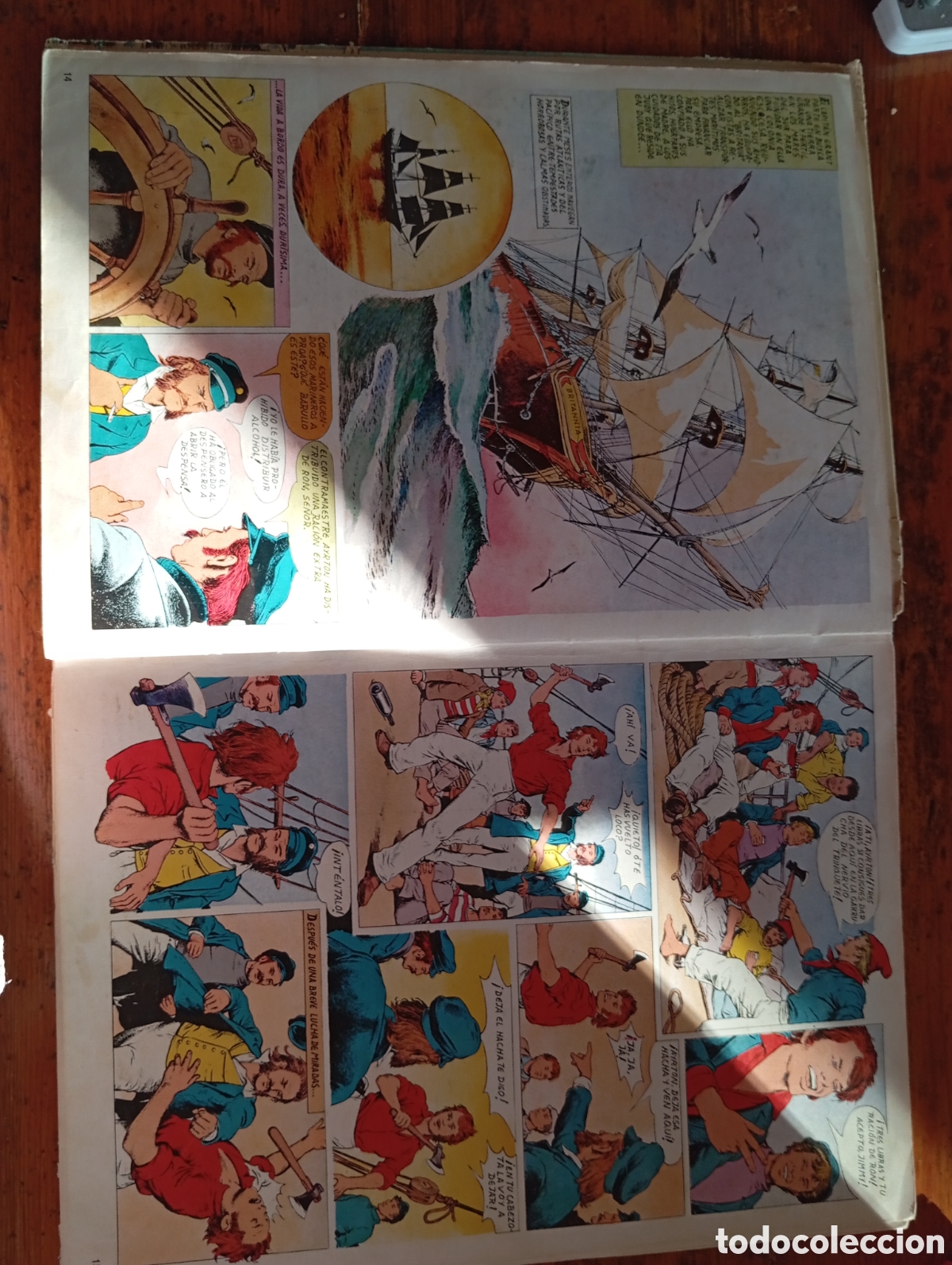 C&oacute;mics: LOS HIJOS DEL CAPIT&Aacute;N GRANT EDICIONES PAULINAS 1974 - Foto 4