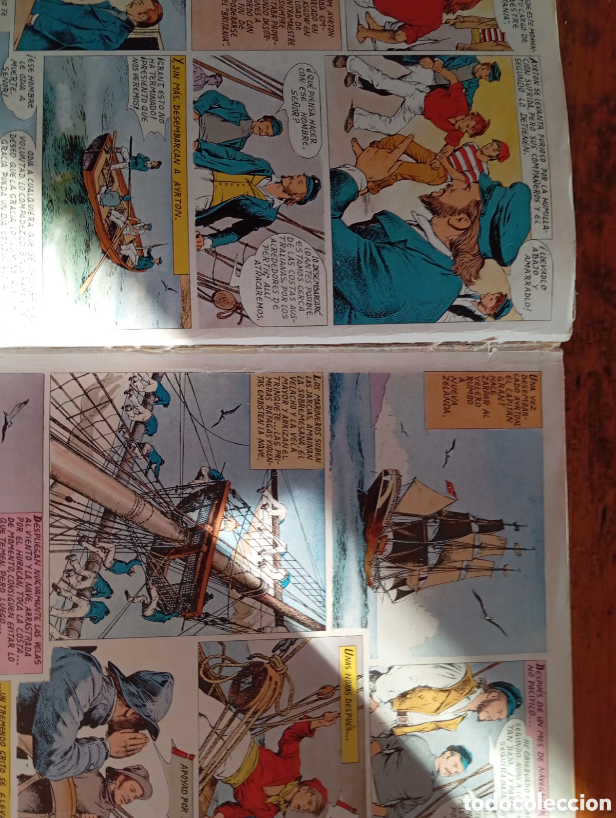 C&oacute;mics: LOS HIJOS DEL CAPIT&Aacute;N GRANT EDICIONES PAULINAS 1974 - Foto 5