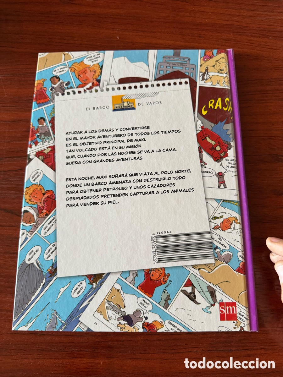 C&oacute;mics: C&ograve;mic libro Maxi en el polo norte el barco de vapor - Foto 4