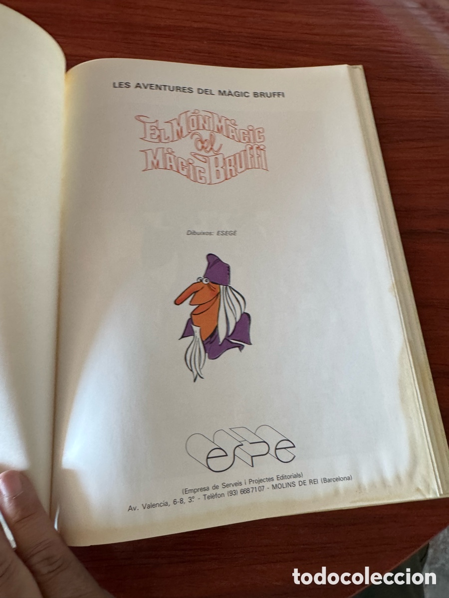 C&oacute;mics: Libro c&oacute;mic El m&oacute;n m&agrave;gic del magic Bruffi catal&agrave; espe TV3 - Foto 2