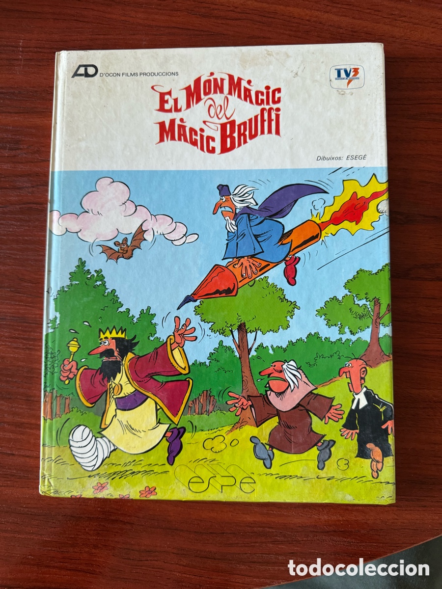 C&oacute;mics: Libro c&oacute;mic El m&oacute;n m&agrave;gic del magic Bruffi catal&agrave; espe TV3 - Foto 1
