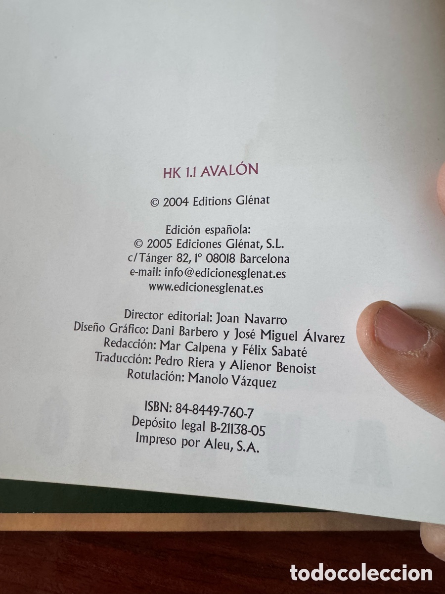 C&oacute;mics: C&oacute;mic Hk Avalon 1.1 glenat - Foto 4