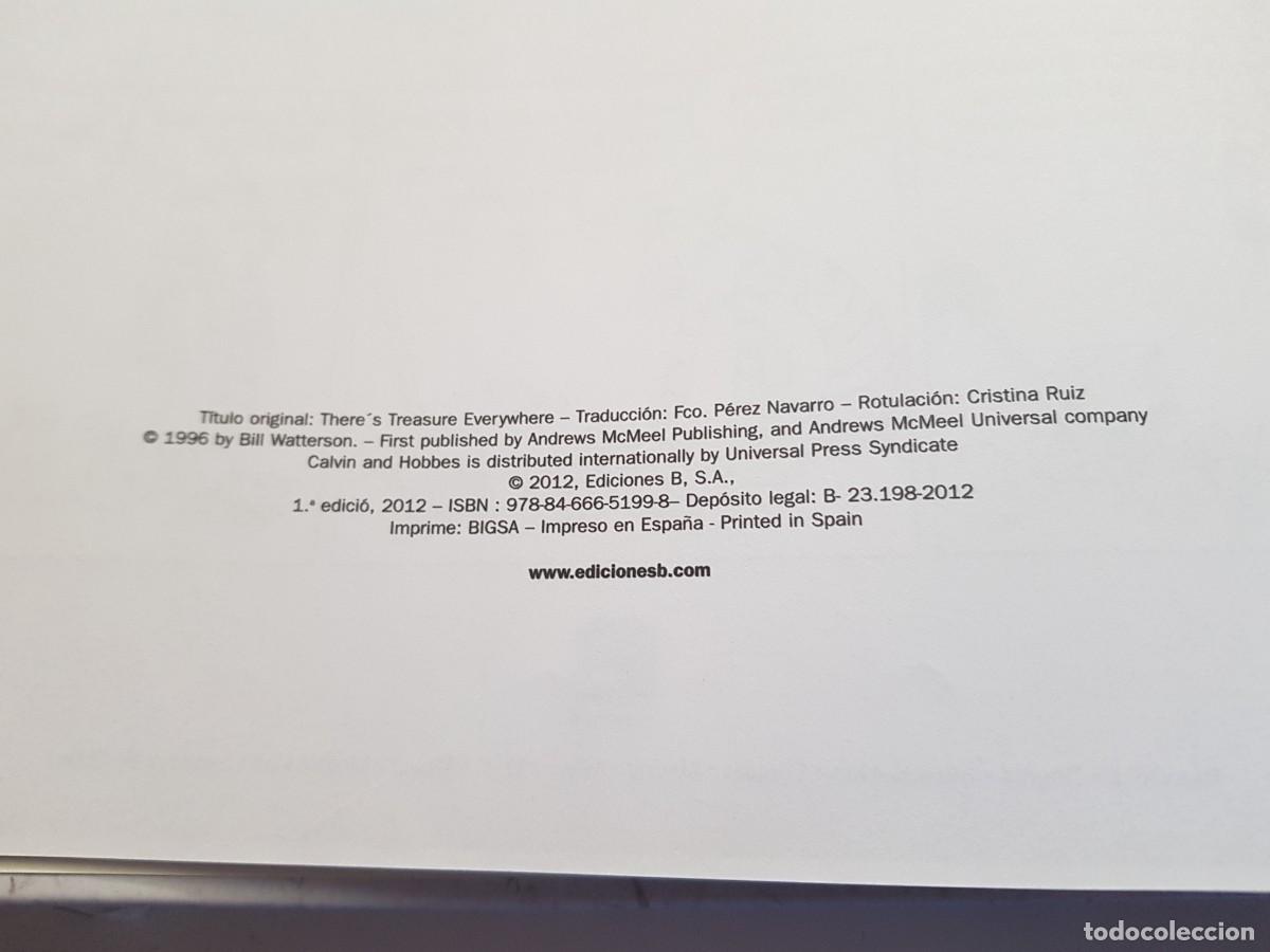 C&oacute;mics: COLECCION COMPLETA CALVIN Y HOBBES. 10 TOMOS. EDICIONES B. 2012 - Foto 6