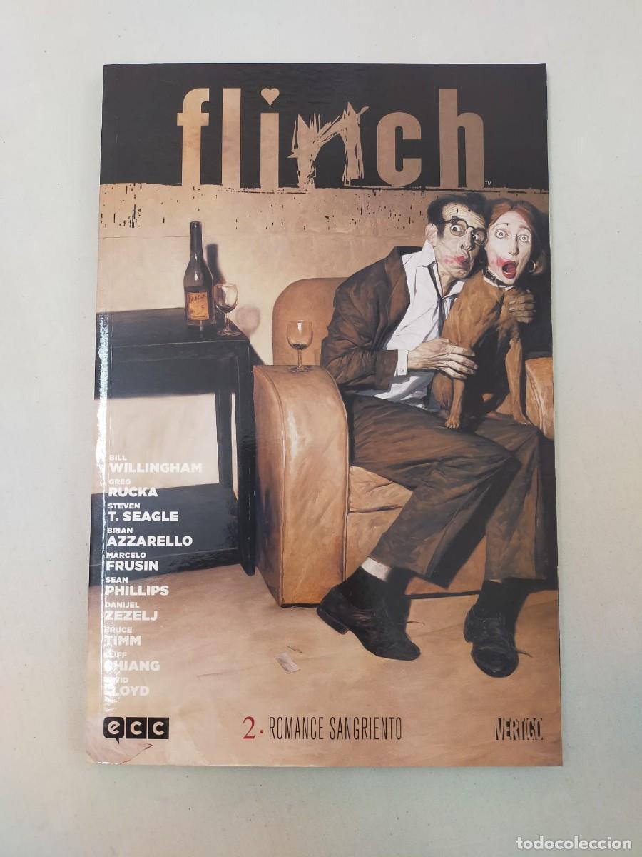 C&oacute;mics: FLINCH 2: ROMANCE SANGRIENTO. Rucka, Azzarello, Frusin, Timm... ECC - Foto 1