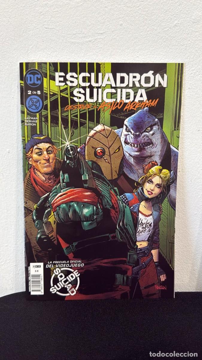 C&oacute;mics: ESCUADRON SUICIDA DESTRUIR EL ASILO ARKHAM 2 DC ECC - Foto 1