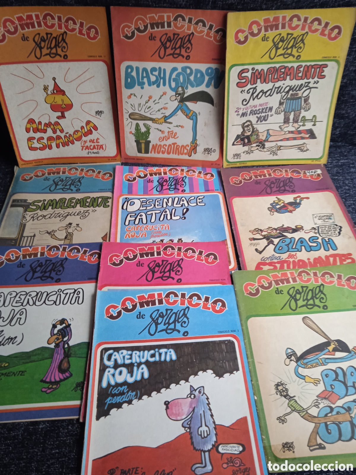 C&oacute;mics: COMICICLO -LOTE DE 10 EJEMPLARES - FORGES -ED. SEDMAY - Foto 1