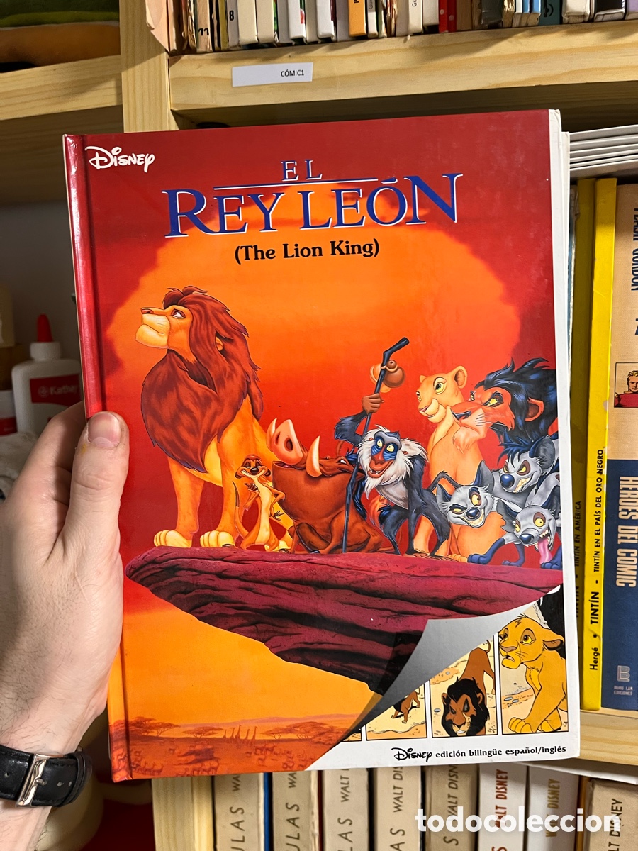 C&oacute;mics: Comic1 el rey leon, comic disney, edici&oacute;n biling&uuml;e espa&ntilde;ol ingl&eacute;s - Foto 1