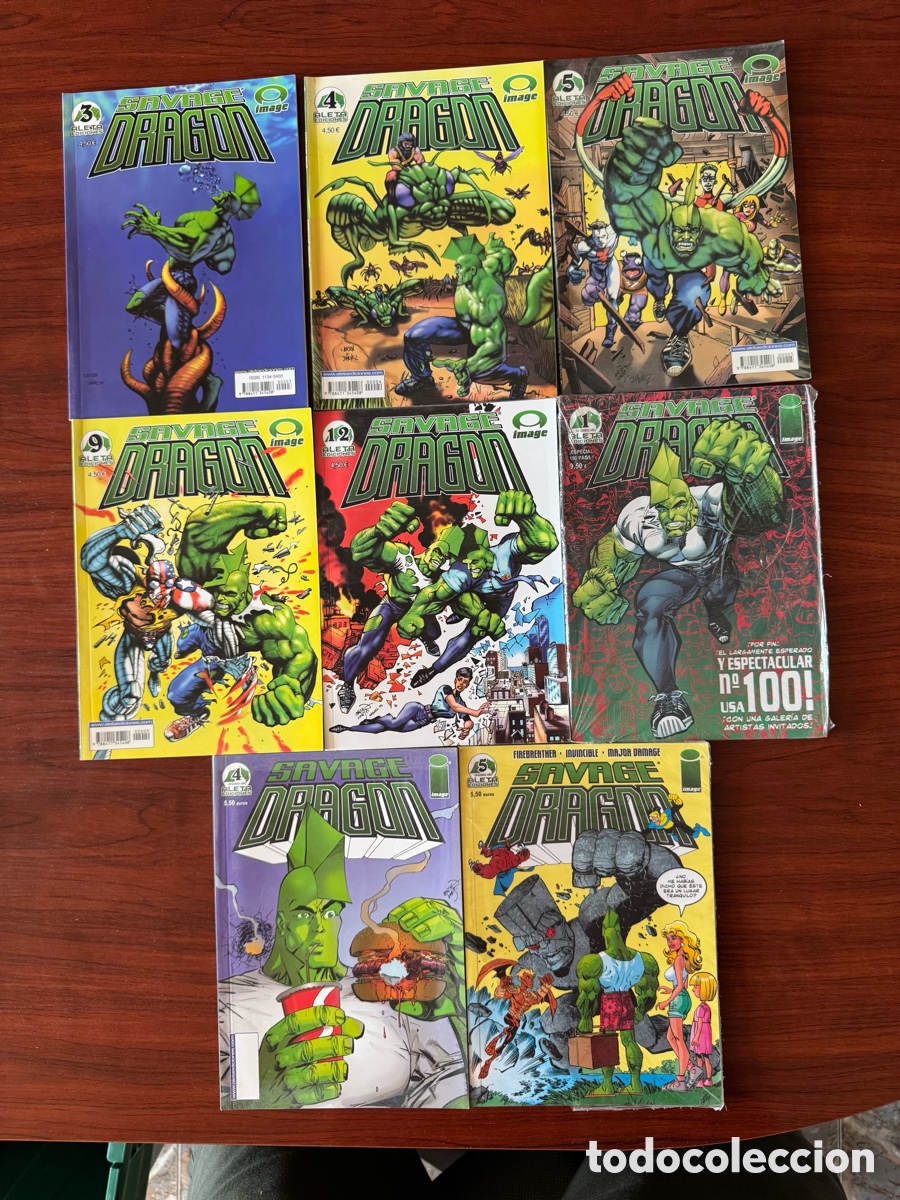 C&oacute;mics: Lote 8 x c&oacute;mic Savage dragon aleta image - Foto 1