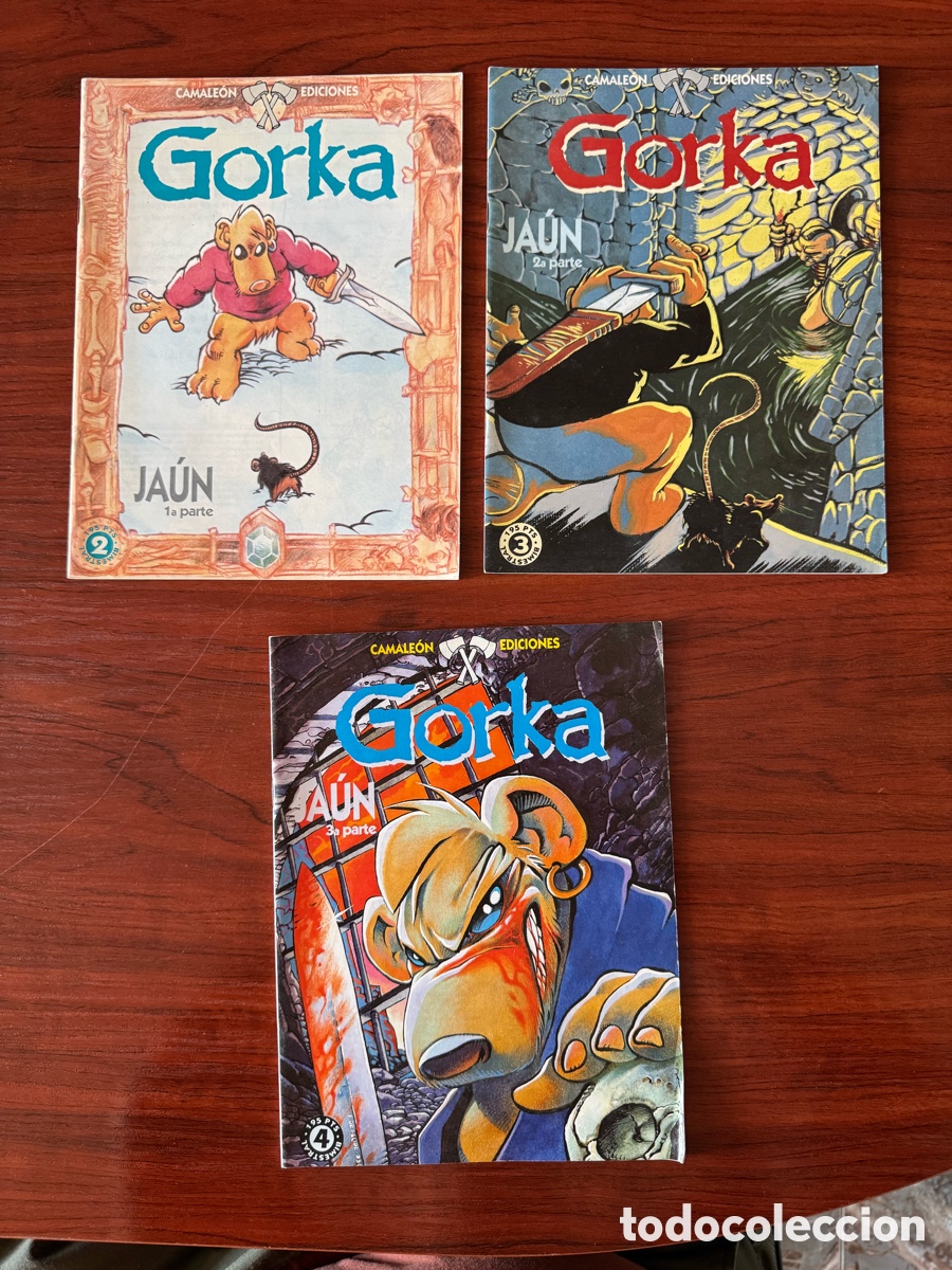 C&oacute;mics: Lote 3 x c&oacute;mic gorka 2 3 4 camale&oacute;n ediciones - Foto 1