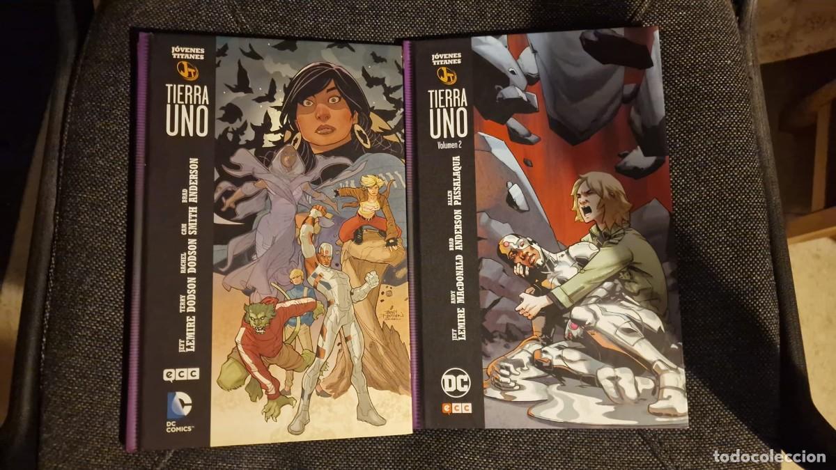 C&oacute;mics: JOVENES TITANTES : TIERRA UNO VOL 1 Y VOL 2 (OBRA COMPLETA) - ECC - Foto 1