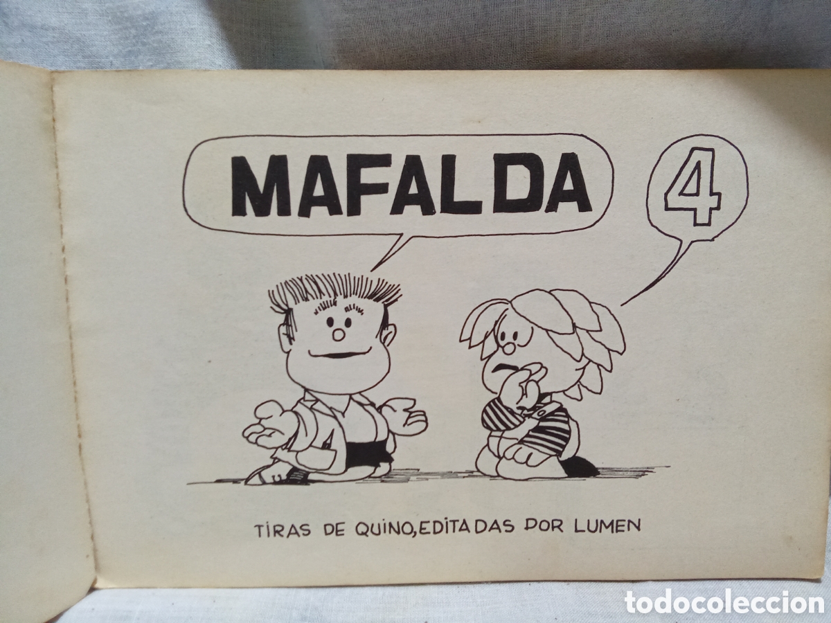 C&oacute;mics: ANTIQUISIMO MAFALDA N&deg;4 EDITORIAL LUMEN DE LOS PRIMEROS - Foto 2