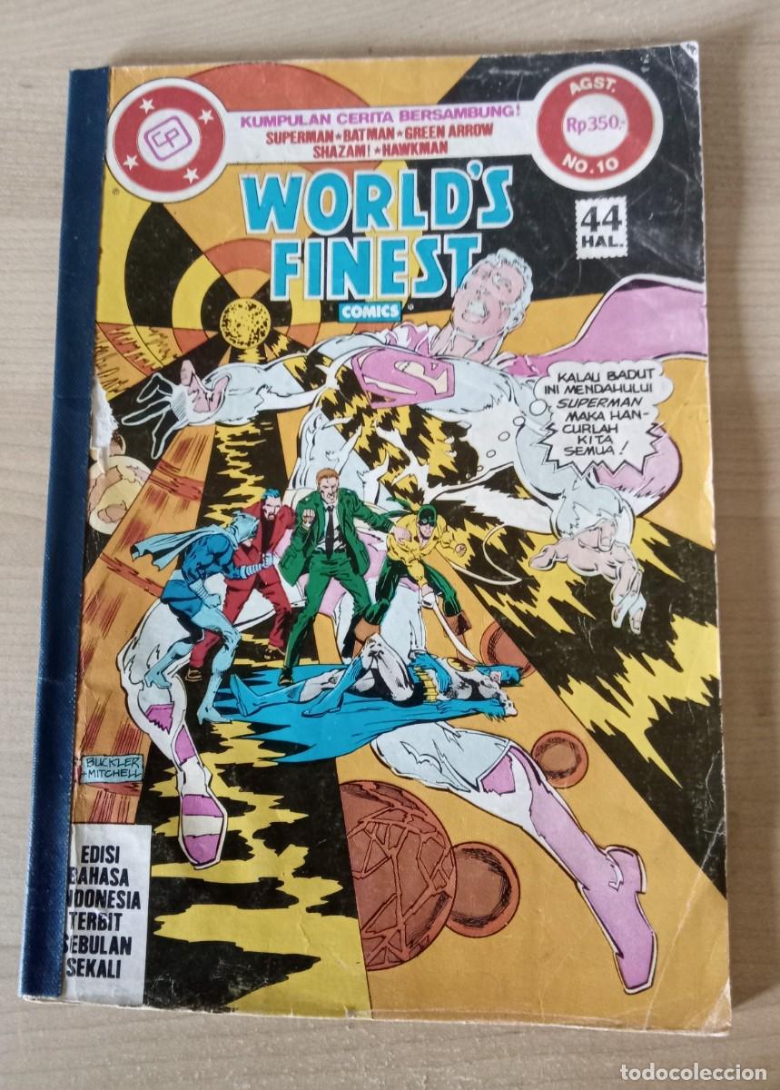 C&oacute;mics: World&acute;s finest comics.. DC Comics 1981 Jakarta. Indonesia.. Superman - Batman - Foto 1