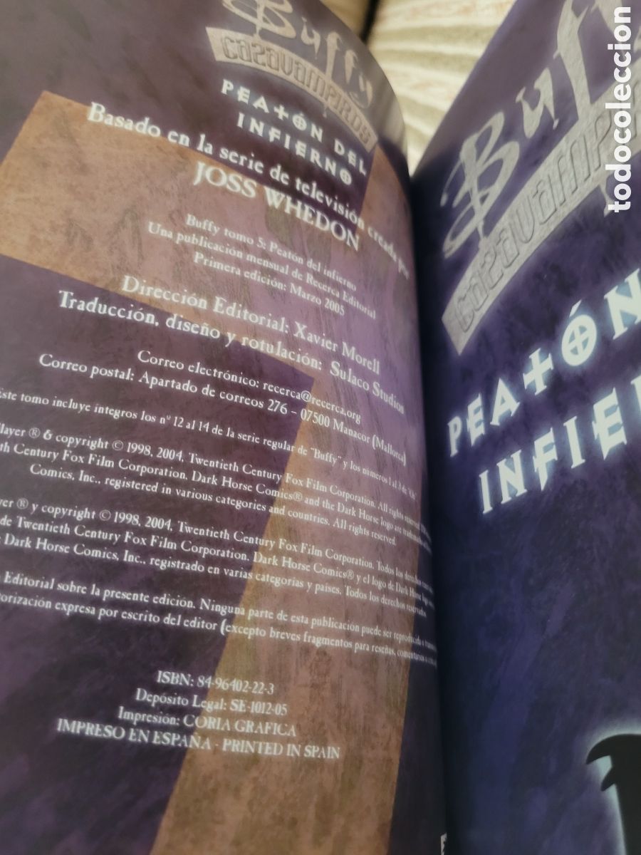 C&oacute;mics: BUFFY CAZAVAMPIROS, PEATON DEL INFIERNO - Foto 4