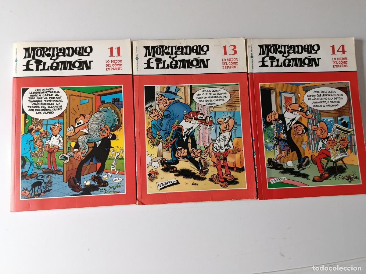 C&oacute;mics: 3 COMIC BILIOTECA EL MUNDO MORTADELO Y FILEMON - Foto 1