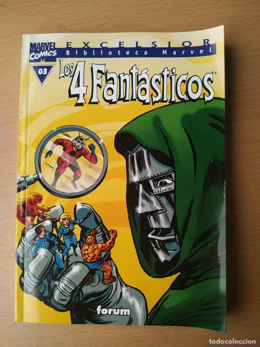 C&oacute;mics: COMIC BIBLIOTECA MARVEL LOS 4 FANTASTICOS NUMERO 03 - Foto 1