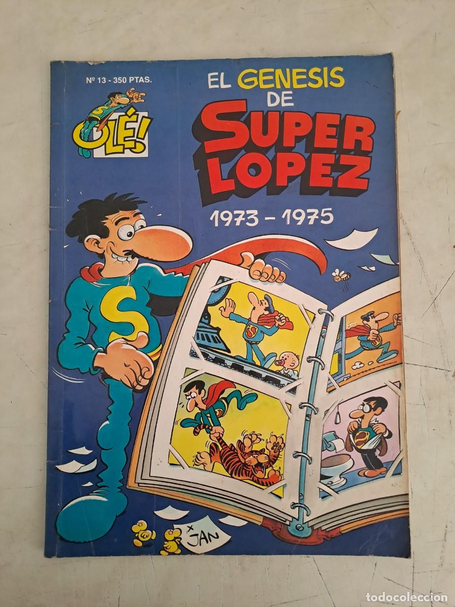 C&oacute;mics: Ole 13, Super Lopez, el genesis, primera edici&oacute;n, ediciones B en buen estado - Foto 1